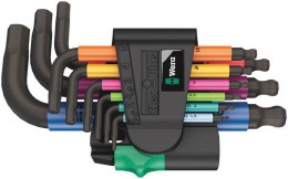 Wera 950/9 9 Piece Hex-Plus Multicolour 2 Metric L-Key Set £28.65